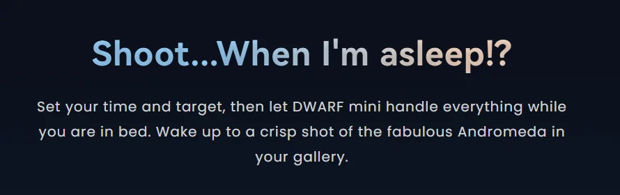 DWARF mini DWARFLAB Astronomy Smart Telescope Portable Astrophotografy